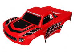 Traxxas TRX7617 Body, LaTrax Desert Prerunner rood / stickers