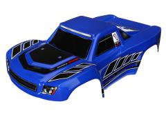 Traxxas TRX7618 Body, LaTrax Desert Prerunner blauw / stickers