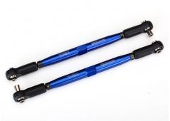 Traxxas TRX7748R Stuurstangen, X-Maxx (TUBES blauw-geanodiseerd, 7075-T6 aluminium, sterker dan tita