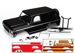 Traxxas TRX8010X Body, Ford Bronco, compleet (zwart) (inclusief voor en achter bumpers, pushbar, ach