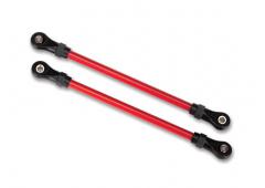 Traxxas TRX8143R Ophangarmen, voorkant onder, rood (2) (5x104mm, gepoedercoat staal) (samengesteld m