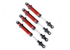 Traxxas TRX8160R Schokbrekers, GTS, rood aluminium (gemonteerd zonder veren) (4) (voor gebruik met 8