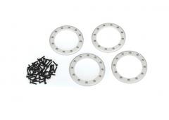 Traxxas TRX8168 Beadlock ringen, satijn (2.2") (aluminium) (4) / 2x10 CS (48)