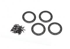 Traxxas TRX8169T Beadlock ringen, zwart (1.9") (aluminium) (4) / 2x10 CS (48)