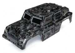 Traxxas TRX8211X Body, Tactical Unit (Transparant, Night Camouflage) / stickers