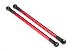 Traxxas TRX8542R Ophangarm, achter (boven) (aluminium, rood geanodiseerd) (10x206mm, van midden naar