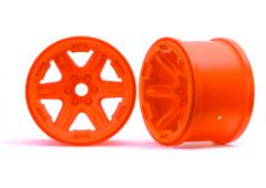 Traxxas TRX8671A Wielen, 3,8" (oranje) (2) (17 mm vertand)