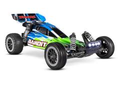 Traxxas Bandit TQ 2,4GHz LED-lampjes (incl. batterij/oplader) - Groen