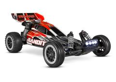 Traxxas Bandit TQ 2,4GHz LED-lampjes (incl. batterij/oplader) - Zwart/Rood