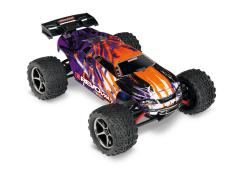 Traxxas E-Revo 1/16 VXL brushless met TSM compleet TRX71076-3P Paars