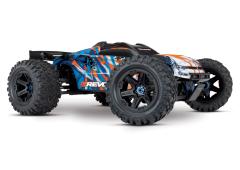 Traxxas E-Revo 2 VXL Brushless 1/8 Elektrische Monster Truck Oranje met 2.4GHz en TSM TRX86086-4O