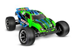 Traxxas Rustler 2wd Brushed HD incl battery en USB-C charger Green
