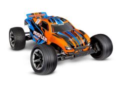 Traxxas Rustler 2wd Brushed HD incl battery en USB-C charger Orange