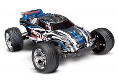 Traxxas Rustler XL-5 electro truggy RTR Compleet TRX37054-1B Blauw