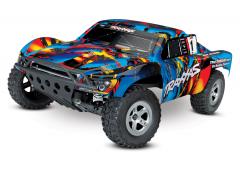 Traxxas Slash 2WD electro short course RTR Rock and Roll 2.4GHz TRX58024RR Zonder Accu Traxxas Slash 2WD electro short course RTR Rock and Roll 2.4GHz TRX58024RR Zonder Accu