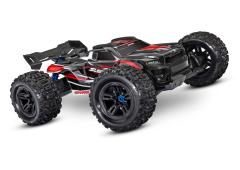 Traxxas Sledge: 1/8 4WD Rood borstelloze elektrische monstertruck met TQi 2,4 GHz Traxxas Link-enabl