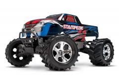 Traxxas Stampede 4X4, Blauw, Extreem terrein 4X4 Uitrusting! Compleet