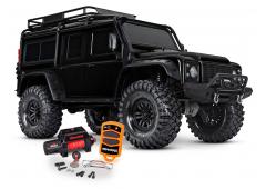 Traxxas TRX-4 Land Rover Crawler Zwart Limited Trophy-Edition  met Winch TRX82056-84BLK