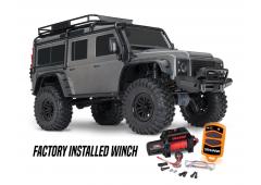 Traxxas TRX-4 Land Rover Defender Crawler met lier ZILVER TRX82056-84SIL