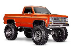 Traxxas TRX-4 Scale and Trail Crawler met Chevrolet K10 Truck Body Metalic Koper uit 1979: 4WD elekt