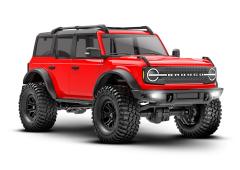 Traxxas TRX-4M 1/18 Scale en Trail Crawler Ford Bronco 4WD Electrische Truck met TQ Rood TRX97074-1R