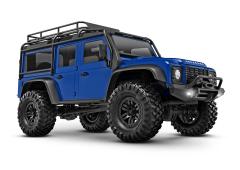 Traxxas TRX-4M 1/18 Schaal en Trail Crawler Land Rover 4WD Elektrische Truck met TQ Blauw TRX97054-1