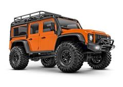 Traxxas TRX-4M 1/18 Schaal en Trail Crawler Land Rover 4WD Elektrische Truck met TQ Oranje TRX97054-