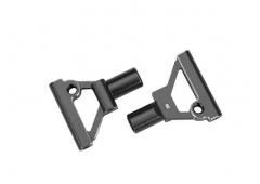 Traxxas TRX10534-GRAY Suspension arms, lower, front, 6061-T6 aluminum (gray-anodized)
