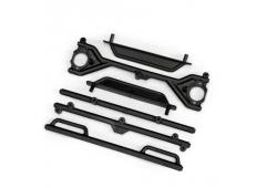 Traxxas TRX10935 Crossbars, body cage (top, middle, interior & roof)/ step rails (left & right)