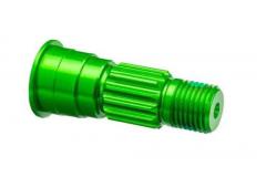 Traxxas TRX10953-GRN Stub axle, front, 6061-T6 aluminum (green-anodized)