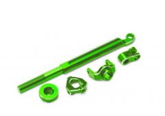 Traxxas TRX10958-GRN Brake linkage, front (green-anodized 6061-T6 aluminum)/ mounting hardware