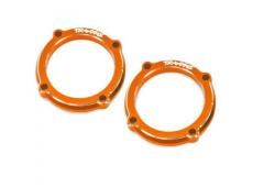 Traxxas TRX10969-ORNG Retainer, LED light pod (orange-anodized 6061-T6 aluminum) (2)