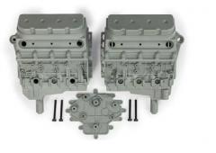 Traxxas TRX10981-GRAY Engine block/ 3x25mm CS (4)