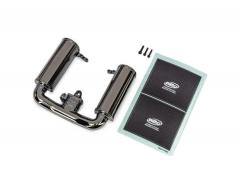 Traxxas TRX10985-BLKCR Engine intake, black chrome/ 3x12mm CS (1)/ 2.5x12mm CS (2)