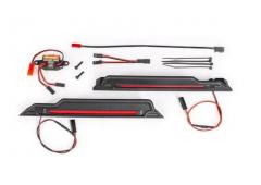 Traxxas TRX10998-RED LED light kit, red, complete (underbody)