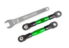 Traxxas TRX2443G Camberlinks, achter (TUBES groen geanodiseerd, 7075-T6 aluminium, sterker dan titan