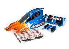 Traxxas TRX2450T Body, Bandit (past ook op Bandit VXL), oranje/vleugel (geverfd, emblemen aangebrach