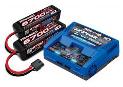 Traxxas TRX2997 Complete batterij/oplader (inclusief 2973 Dual iD-oplader (1), 2890X 6700 mAh 14,8