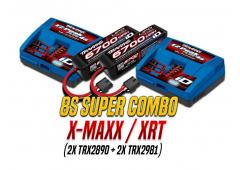 Traxxas TRX2998GX2 COMBO-batterij/oplader compleet pakket X2 (inclusief 2981 ID-oplader (2), 2890X 6