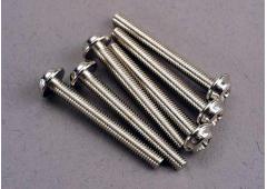 Traxxas TRX3194 Schroeven, 3x26mm washerhead machine (6)