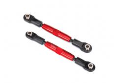 Traxxas TRX3643R Camber links, voor (TUBES rood geanodiseerd, 7075-T6 aluminium, sterker dan titaniu