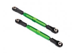 Traxxas TRX3644G Camber links, rear (TUBES green-anodized, 7075-T6 aluminum, stronger than titanium)