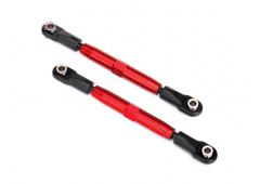 Traxxas TRX3644R Camber links, achter (TUBES rood geanodiseerd, 7075-T6 aluminium, sterker dan titan