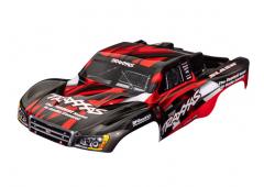 Traxxas TRX5851 Body, Slash 2WD (past ook op Slash VXL & Slash 4X4), rood (geverfd, emblemen aangebr