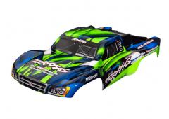 Traxxas TRX5851G Body, Slash 2WD (past ook op Slash VXL & Slash 4X4), groen en blauw (geverfd, emble