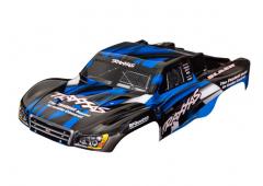 Traxxas TRX5851X Body, Slash 2WD (past ook op Slash VXL & Slash 4X4), blauw (geverfd, emblemen aange