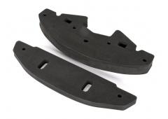 Traxxas TRX6437X Bodybumpers, schuim (voor & achter)