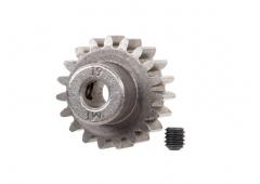 Traxxas TRX6480X Tandwiel, 19-T pinion (1,0 metrische spoed) (past op as van 5 mm)/stelschroef (alle