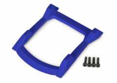 Traxxas TRX6728X Skidplate, dak (body) (blauw) / 3x12 CS (4)