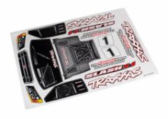 Traxxas TRX6813R Stickervel, Slash 4X4